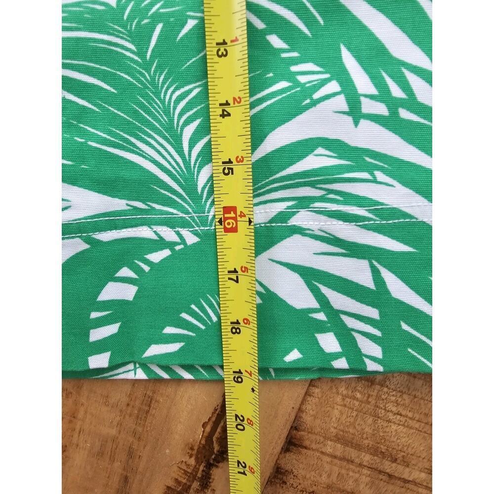 Talbots Palm Tree Leaf Green/White Tropical Print Skirt Women's Size 6P NWOT - Picture 8 of 9